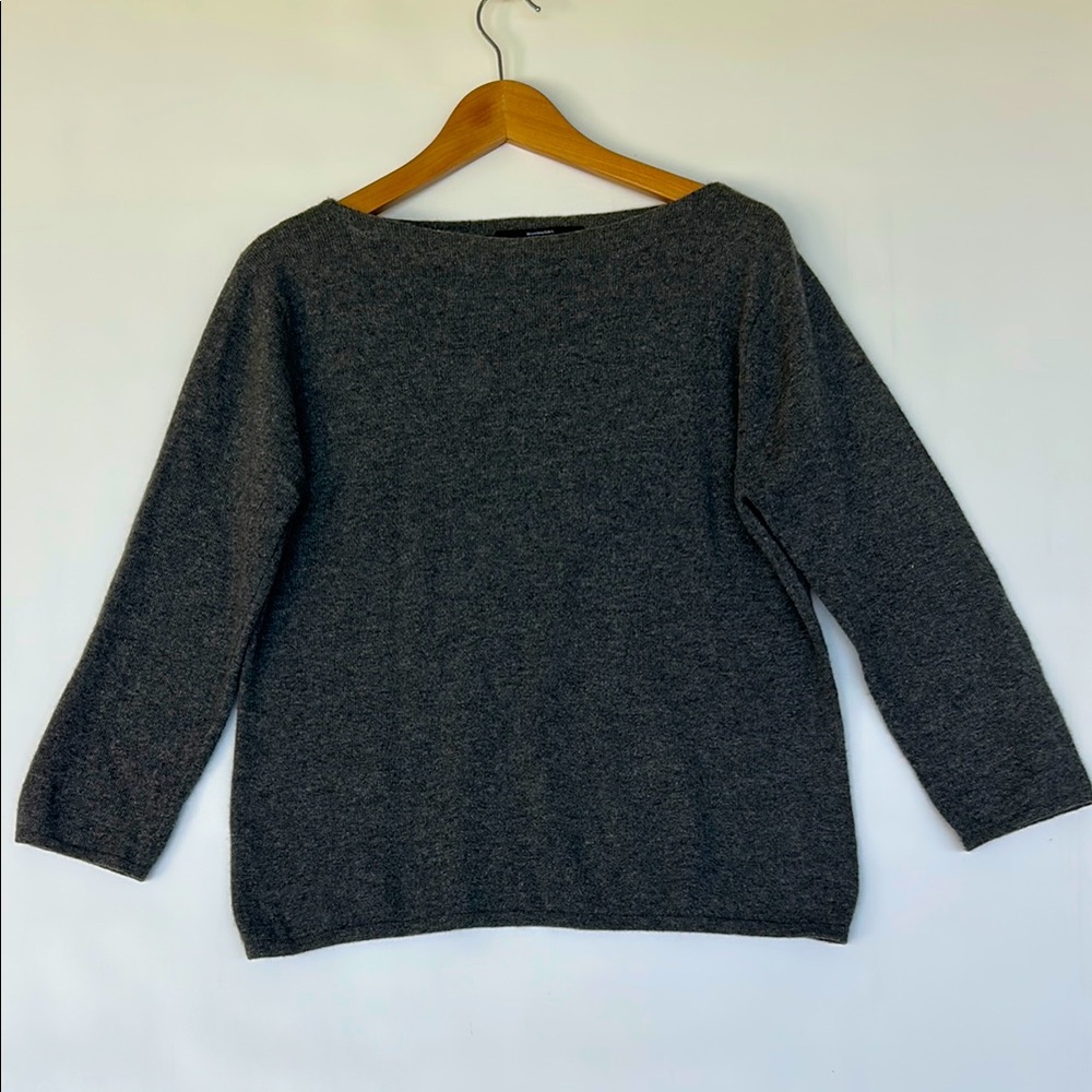 Bloomingdales Petite Concepts Cashmere 3/4 Sleeve Sweater
